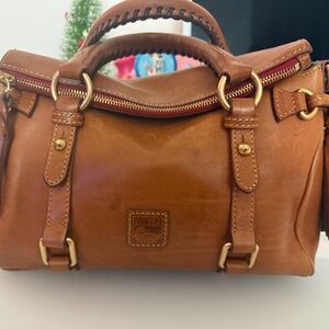 SOLD Dooney and Bourke Florentine Satchel in natural Mini size